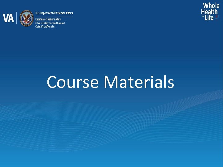 Course Materials 