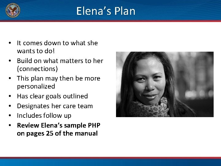 Elena’s Plan • It comes down to what she wants to do! • Build