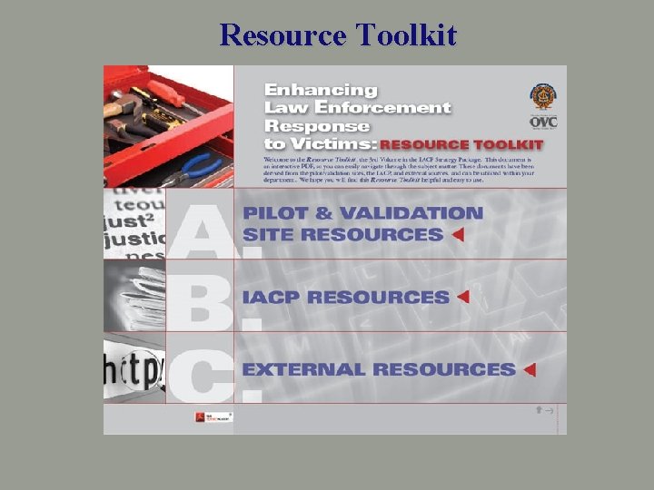 Resource Toolkit 