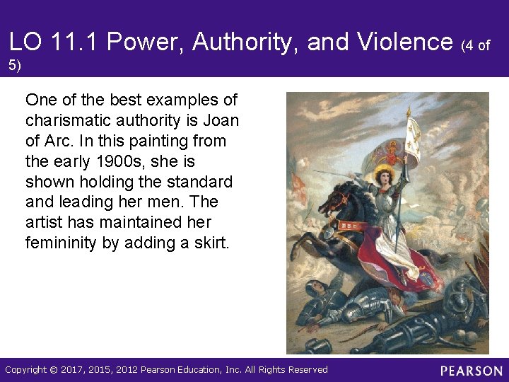 LO 11. 1 Power, Authority, and Violence (4 of 5) One of the best