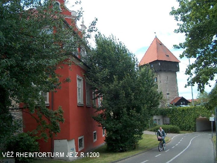 VĚŽ RHEINTORTURM JE Z R. 1200 