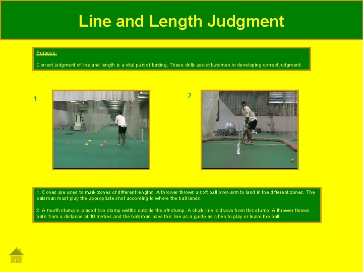 Line and Length Judgment Purpose: Correct judgment of line and length is a vital