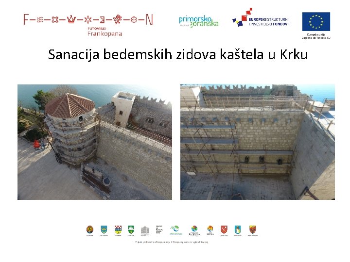 Sanacija bedemskih zidova kaštela u Krku 