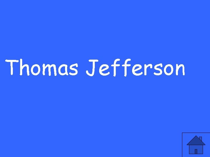 Thomas Jefferson 