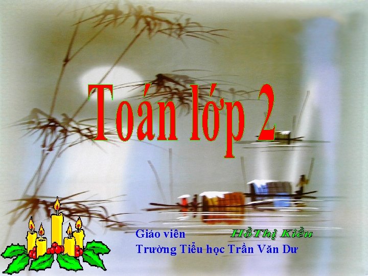 Giáo viên Trường Tiểu học Trần Văn Dư 