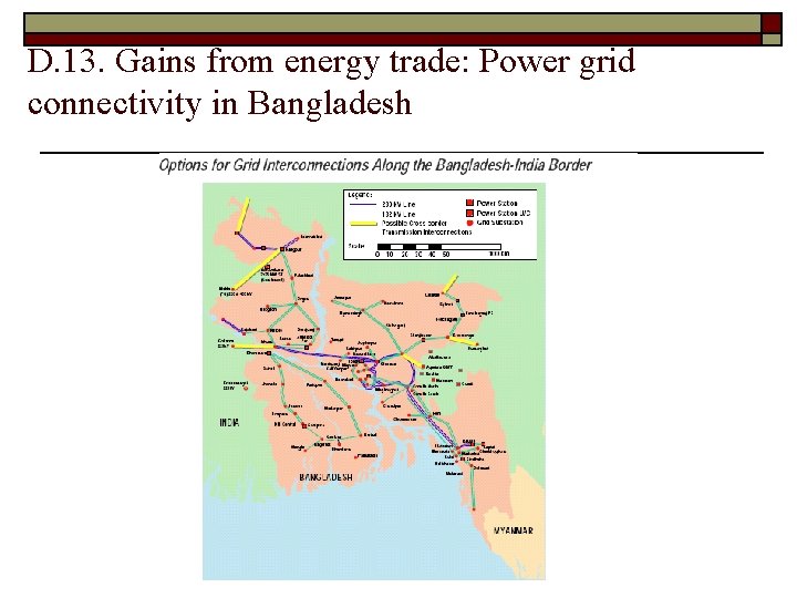 D. 13. Gains from energy trade: Power grid connectivity in Bangladesh 