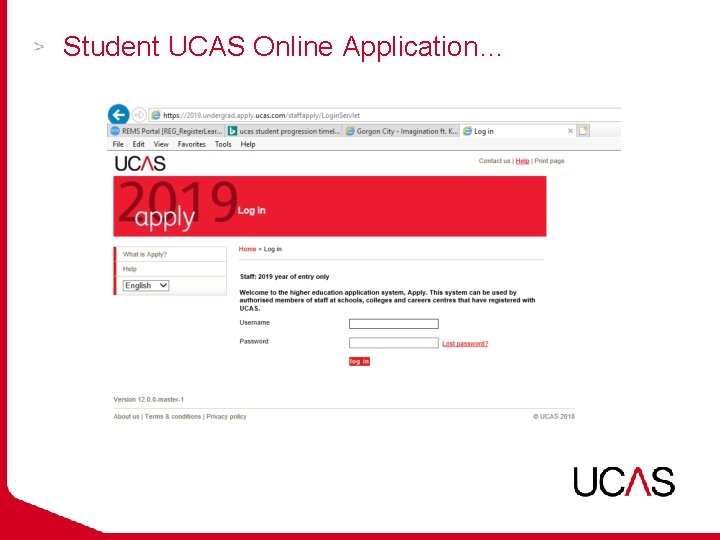 Student UCAS Online Application… 