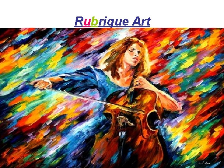 Rubrique Art 
