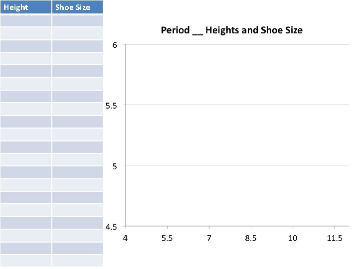 Height Shoe Size 