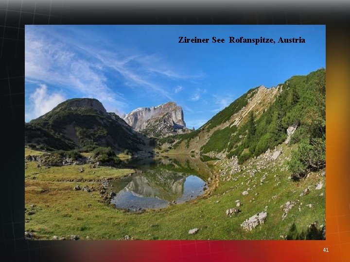 Zireiner See Rofanspitze, Austria 41 