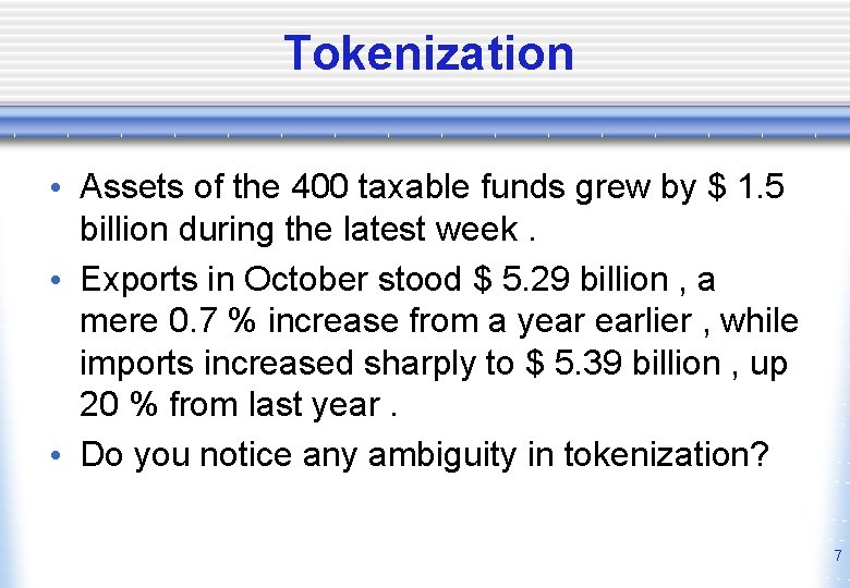 Tokenization • Assets of the 400 taxable funds grew by $ 1. 5 billion