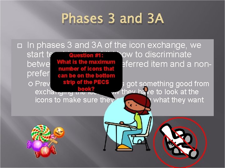 Phases 3 and 3 A In phases 3 and 3 A of the icon