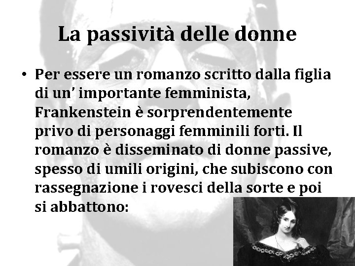 La passività delle donne • Per essere un romanzo scritto dalla figlia di un’