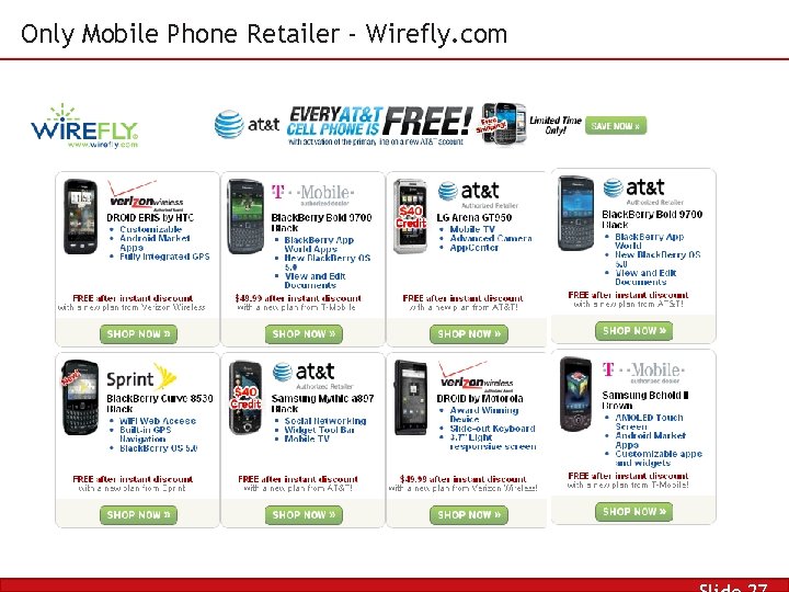 Only Mobile Phone Retailer - Wirefly. com 