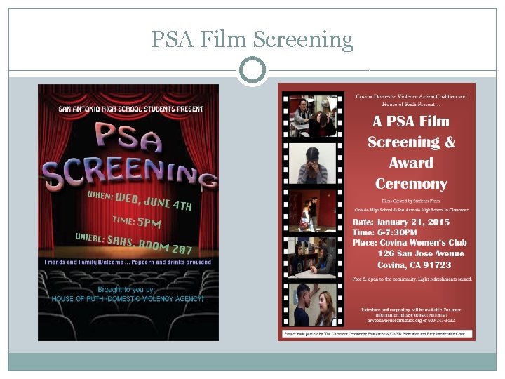 PSA Film Screening 