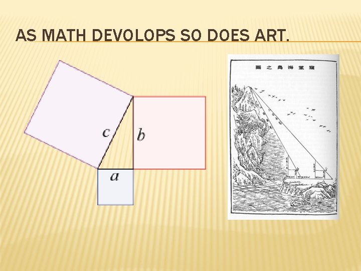 AS MATH DEVOLOPS SO DOES ART. 