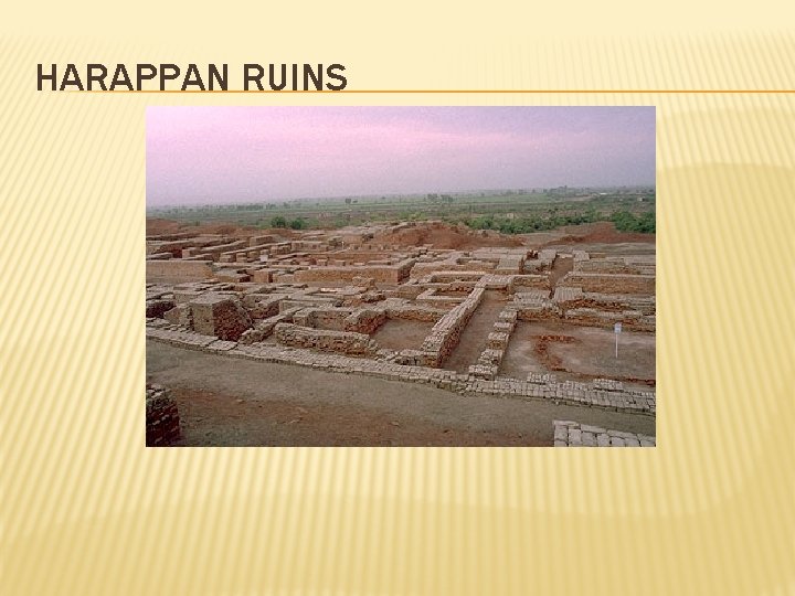 HARAPPAN RUINS 