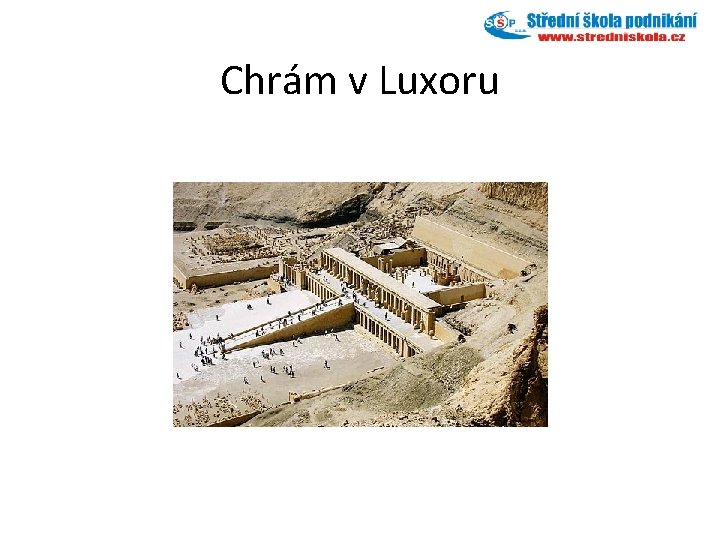 Chrám v Luxoru 