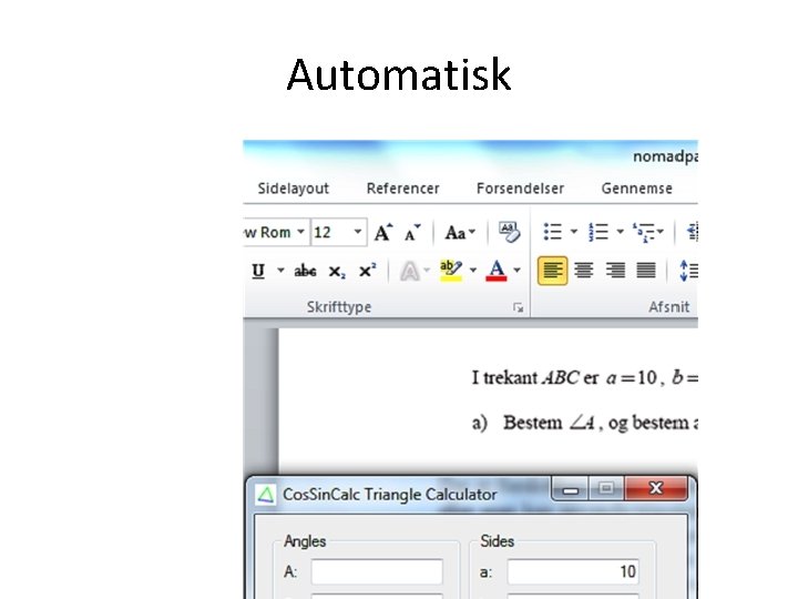 Automatisk 
