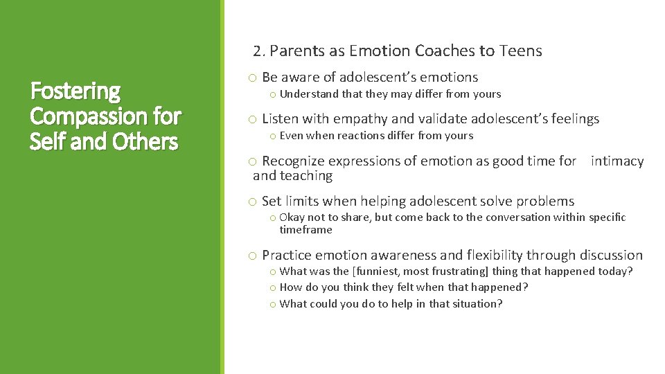 Helping Teens and PreTeens with Emotions and DecisionMaking