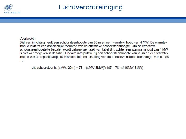 Luchtverontreiniging Luchtverontreiniging