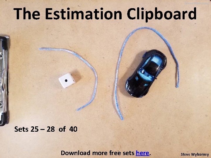 The Estimation Clipboard Sets 25 – 28 of 40 Download more free sets here.