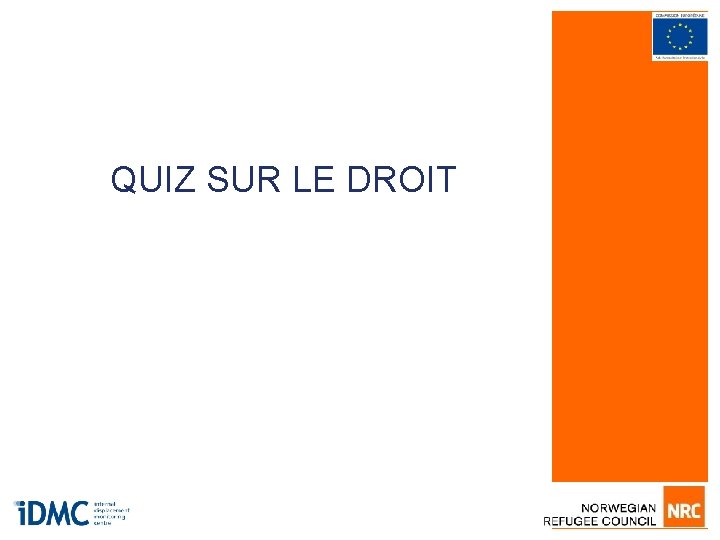 QUIZ SUR LE DROIT 