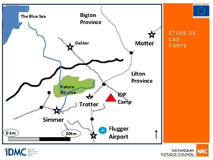 Bigton Province The Blue Sea Motter Dekker Nature Reserve Lilton Province IDP Trotter Camp