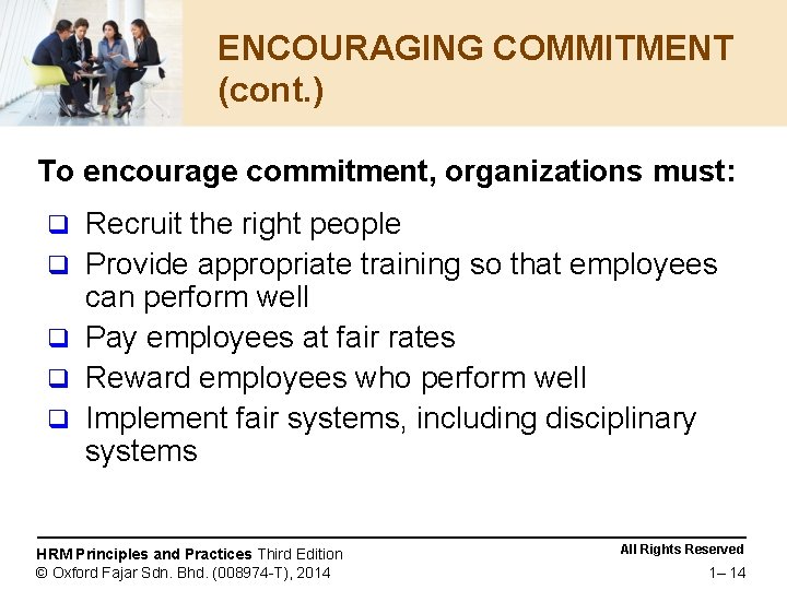 Chapter 8 IMPROVING PRODUCTIVITY AND EMPLOYEE COMMITMENT PREVIEW