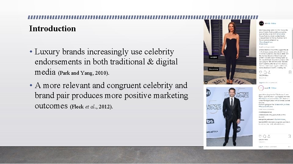 Luxury Brand Celebrity Endorsements Three Pairs of Personality