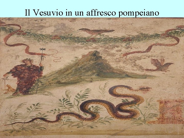 Il Vesuvio in un affresco pompeiano 