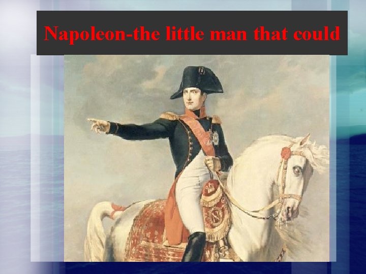 Napoleon-the little man that could 