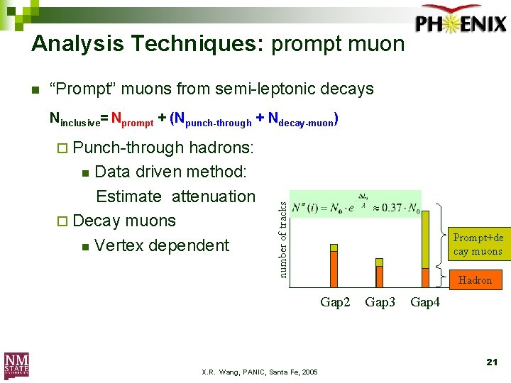 Analysis Techniques: prompt muon n “Prompt” muons from semi-leptonic decays Ninclusive= Nprompt + (Npunch-through