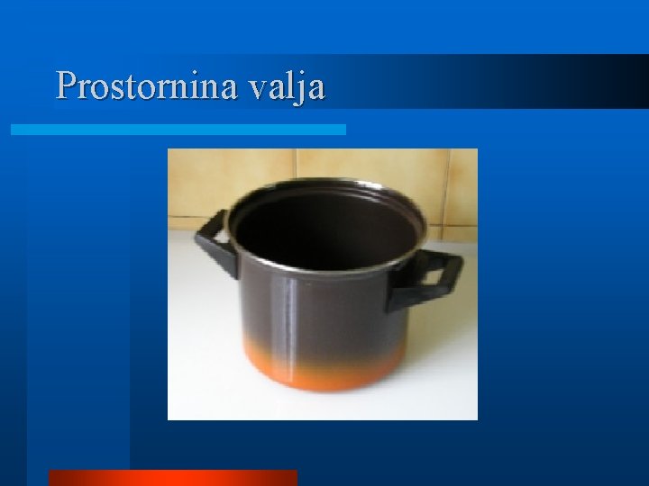 Prostornina valja 