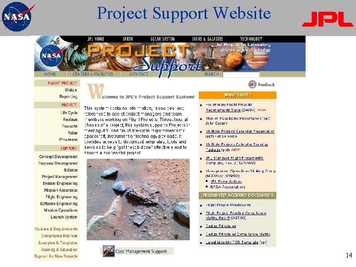 Project Support Website 14 