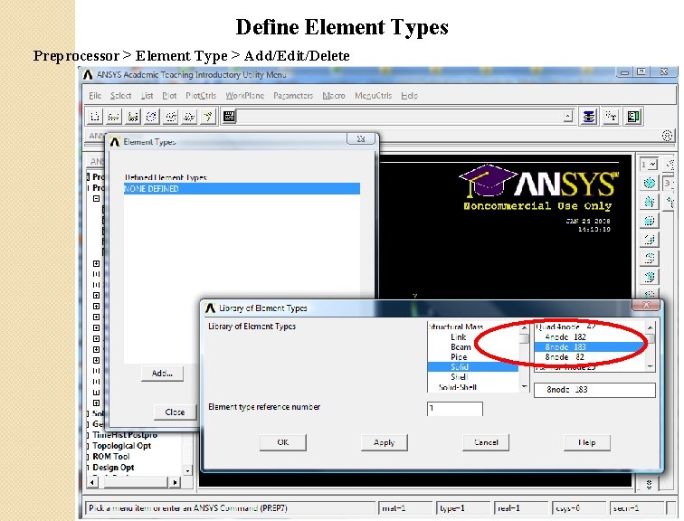 ANSYS Tutorial Jake Blanchard January 2008 Problem 1