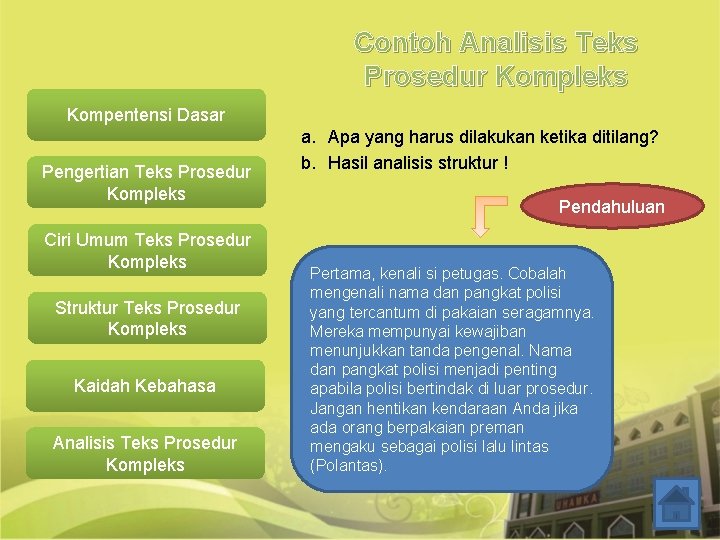 Contoh Analisis Teks Prosedur Kompleks Kompentensi Dasar Pengertian Teks Prosedur Kompleks Ciri Umum Teks