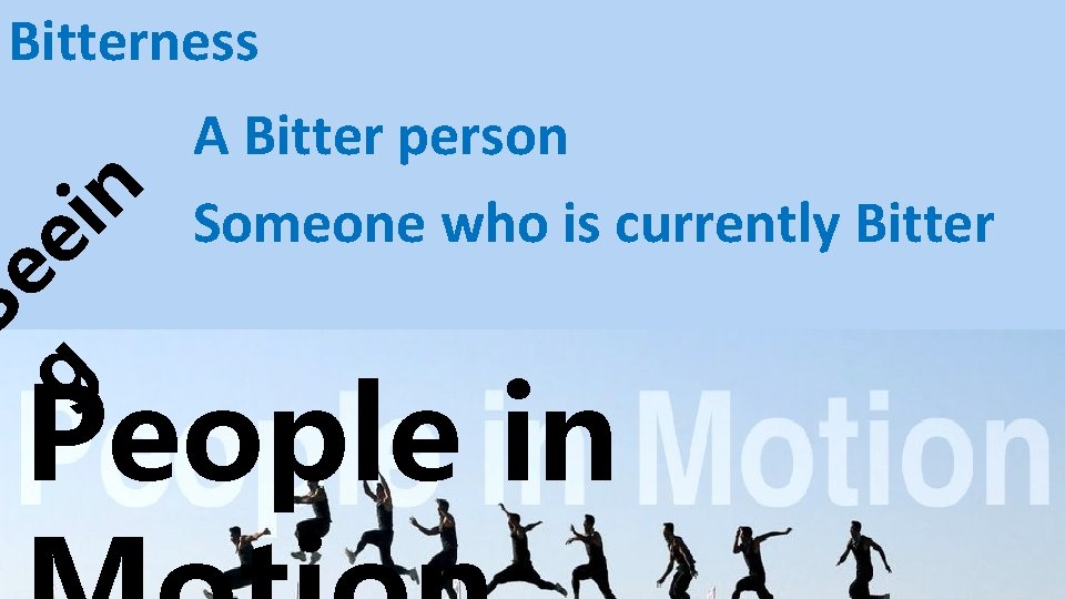Seeing People in Motion Discovering who God created