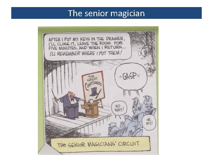 The senior magician This week in International relations