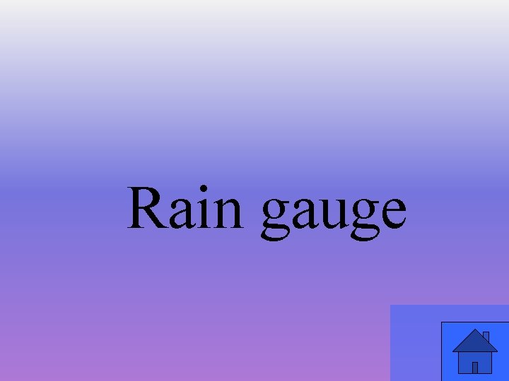 Rain gauge 