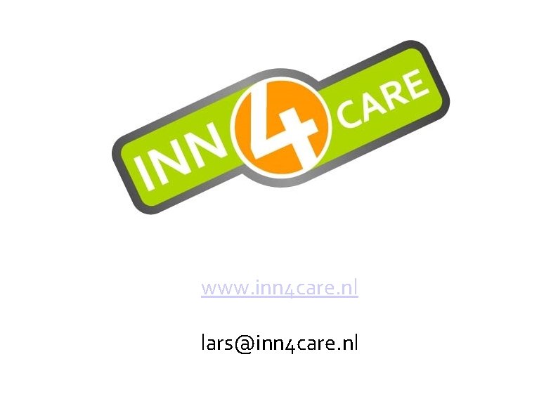 www. inn 4 care. nl lars@inn 4 care. nl 