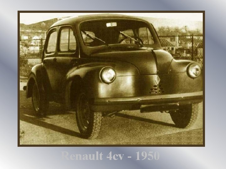 Renault 4 cv - 1950 