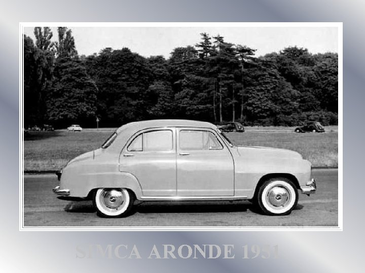SIMCA ARONDE 1951 