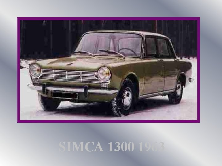 SIMCA 1300 1963 