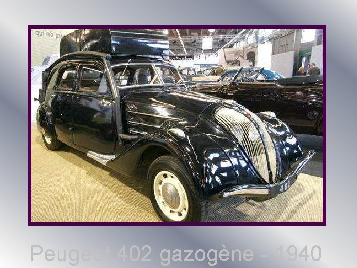 Peugeot 402 gazogène - 1940 