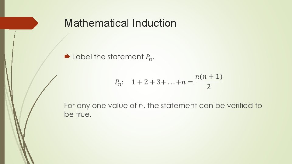 Mathematical Induction 