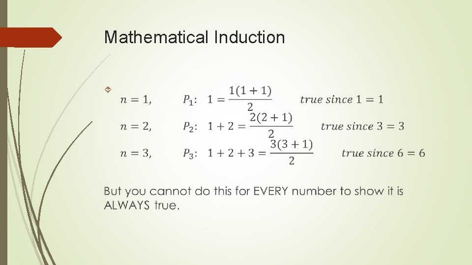 Mathematical Induction 