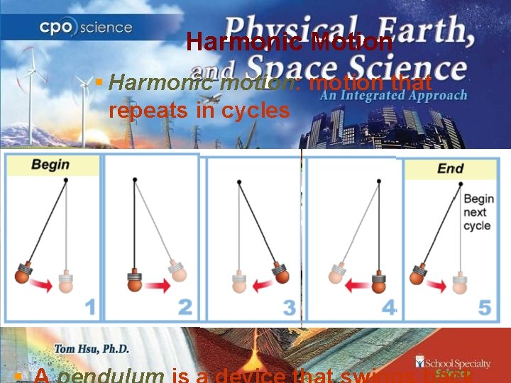 Harmonic Motion § Harmonic motion: motion that repeats in cycles § A cycle is