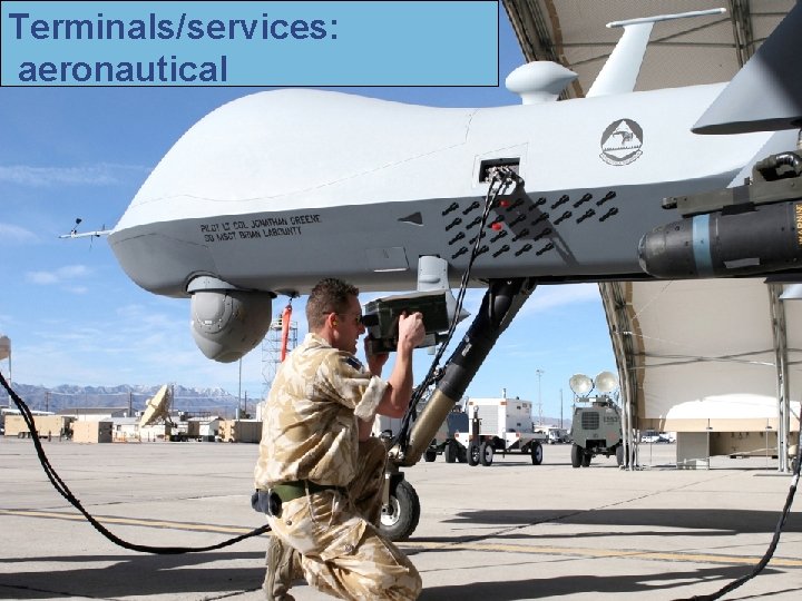 Terminals/services: aeronautical Aeronautical Terminals/services: aeronautical Aeronautical