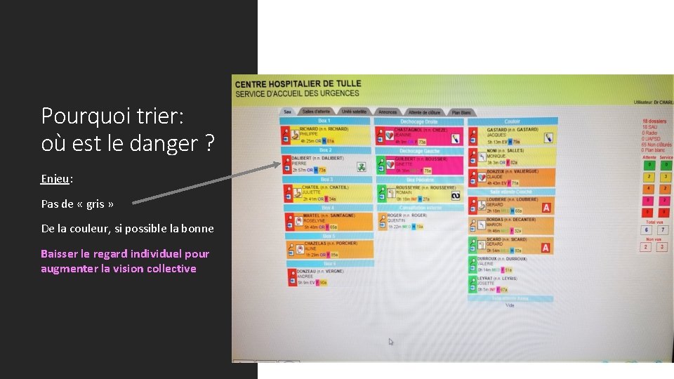 Pourquoi trier: où est le danger ? Enjeu: Pas de « gris » De